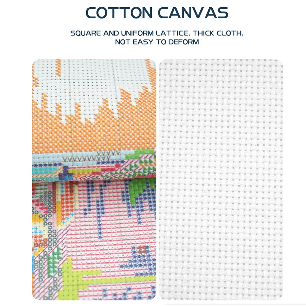 Kit de Punto de Cruz Preimpres - Cotton Embroidery Thread Skeins reseña y precio