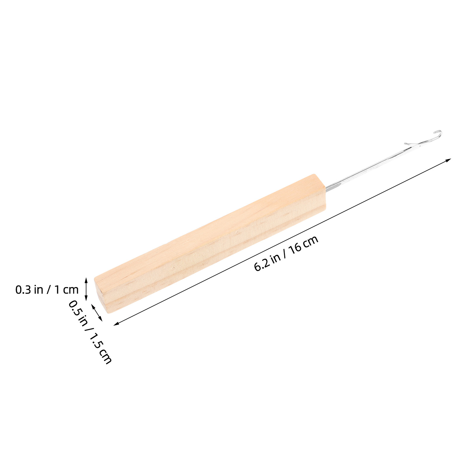 Juego de ganchos de ganchillo  - Wooden Crochet Hooks Ergonomic Handle reseña y precio