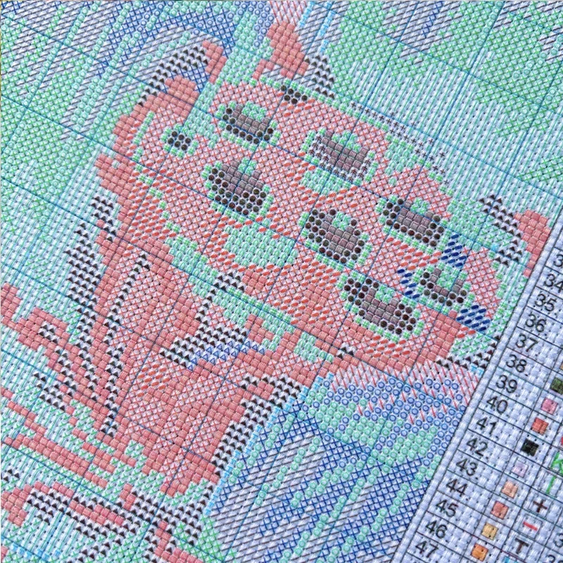 [ZZ4491- Enano con Bola de Flo - Cross Stitch Stamped Kits Beginners reseña y precio