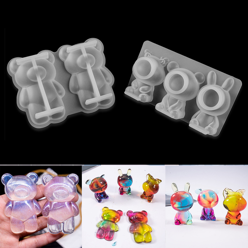 Molde de silicona con dibujos  - Silicone Epoxy Resin Molds Set reseña y precio
