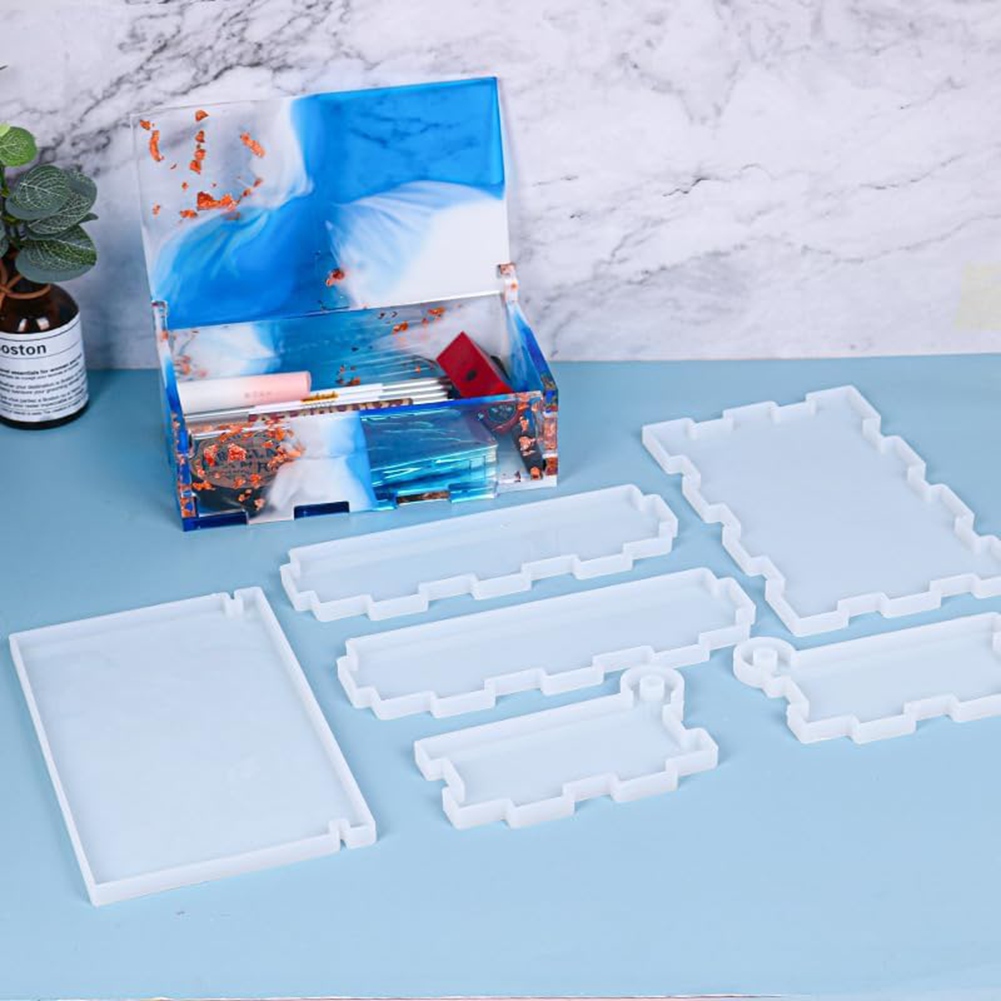 Molde de silicona para resina  - Silicone Epoxy Resin Molds Set reseña y precio